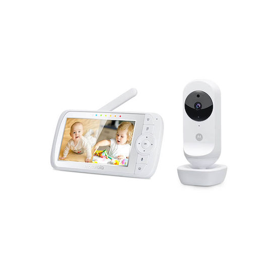 Motorola Ease 35-2 Drahtlose Babyüberwachung mit Kamera & Bildschirm 5" , Zwei-Wege-Kommunikation & Schlaflieder
