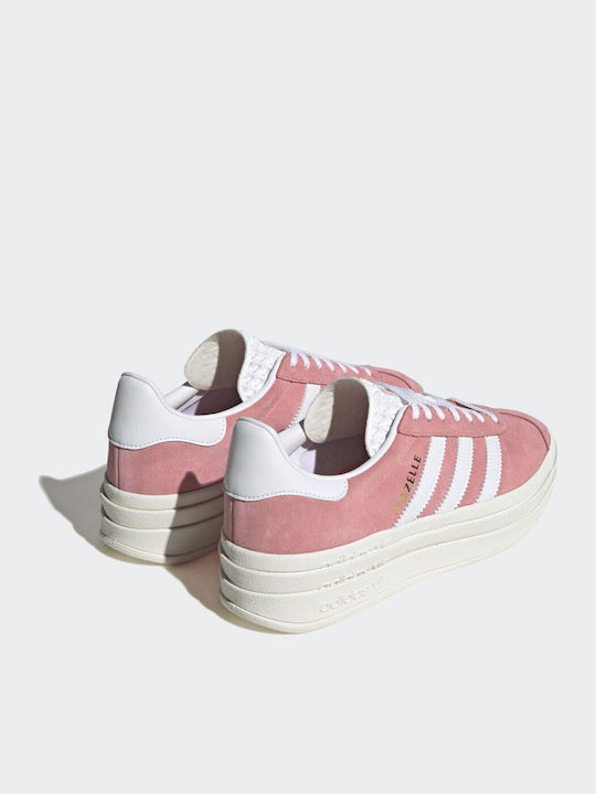Gazelle Bold Γυναικεία Flatforms Sneakers Super Pop / Cloud White / Core White
