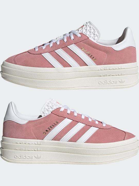 Gazelle Bold Γυναικεία Flatforms Sneakers Super Pop / Cloud White / Core White