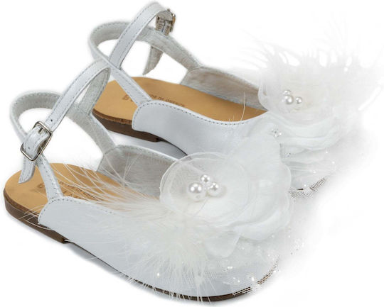 Babywalker Taufschuhe Für Mädchen Aus Leder Ecru