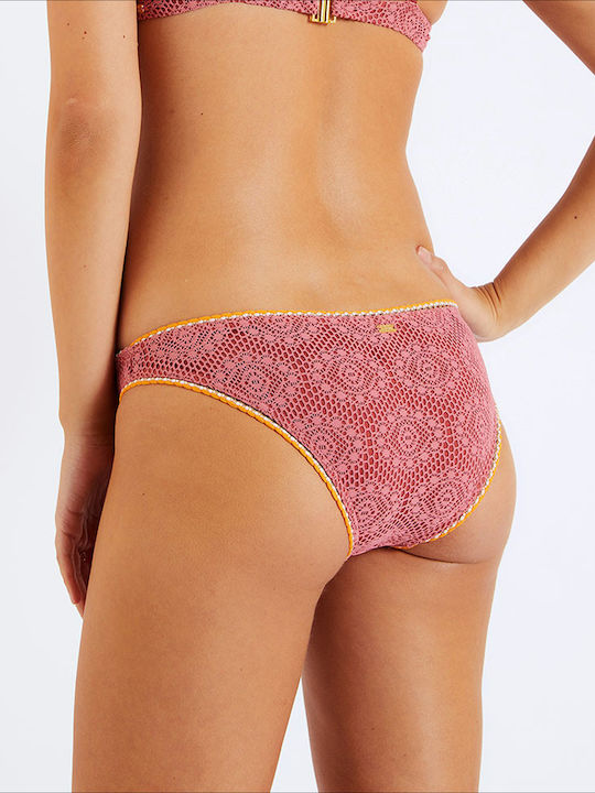 Banana Moon Breeda Crochet Bikini Slip Pink