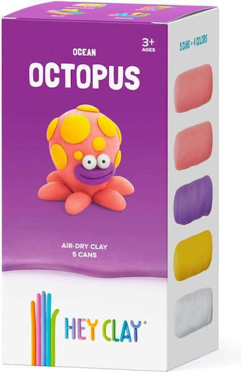 Hey Clay Claymates Ocean Octopus Children's Clay Multicolourς 275gr