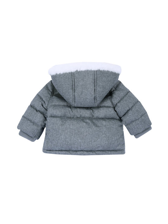 Chicco Kids Casual Jacket short Hooded Gray