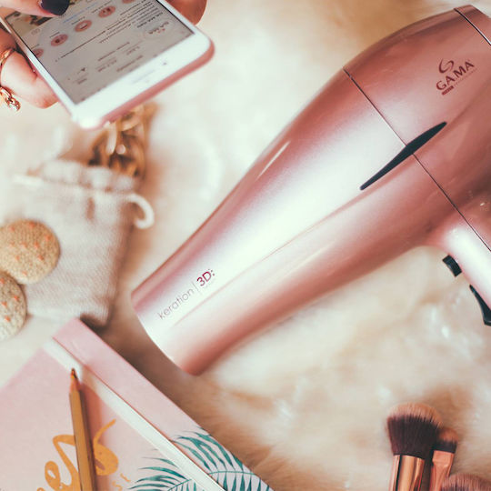 GA.MA Diva 3D Keratin Επαγγελματικό Πιστολάκι Μαλλιών με Φυσούνα 2300W