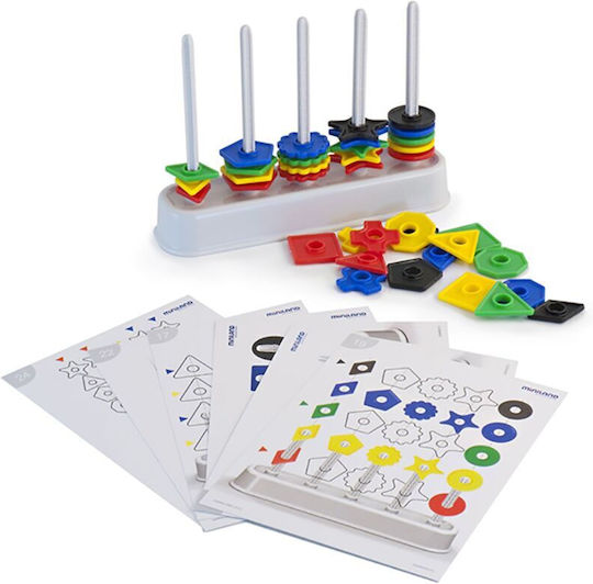 Miniland Άβακας με 100 Σχήματα STEM Educational Game Knowledge for 3-6 Years Old