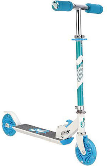 Athlopaidia Kids Foldable 2-Wheel Scooter for 3+ Years Blue