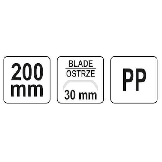 Yato Spachtelmesser mit Griff für Verwendung in Farben 30mm 1Stück