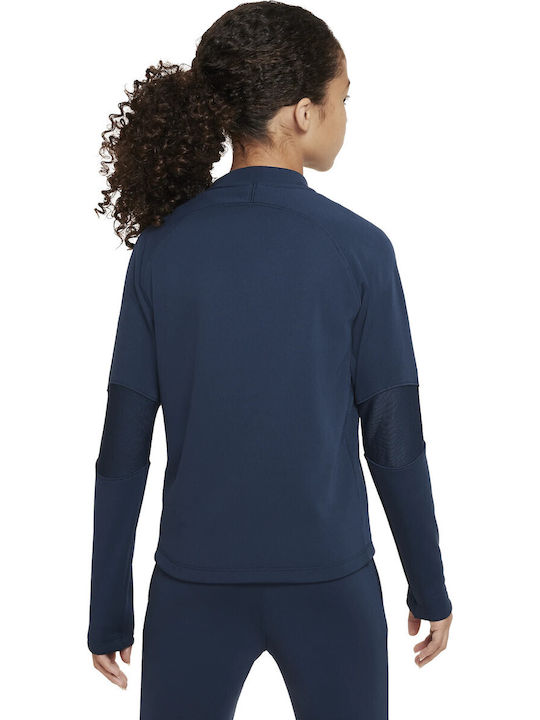 Nike Kids Blouse Long Sleeve Navy Blue Therma-FIT Academy Winter Warrior