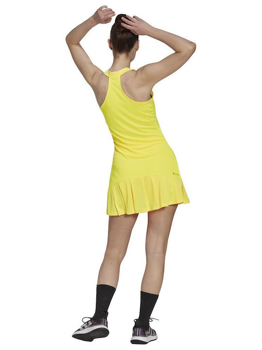 Adidas Mini All Day Φόρεμα Αμάνικο Κίτρινο