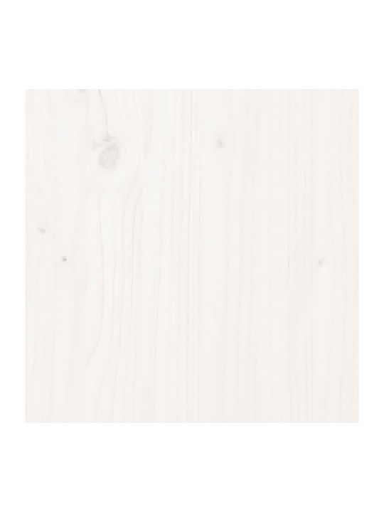 Συρταριέρα Κρεβατοκάμαρας mit 4 Schubladen Weiß 100x40x90cm