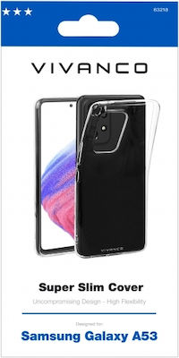 Vivanco Super Slim Back Cover Σιλικόνης Διάφανο (Galaxy A53)