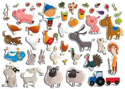 Dodo Magnetic Construction Toy Farm for Children Aged 3+