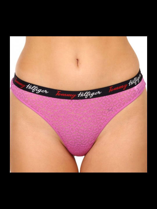 Βαμβακερά Γυναικεία String MultiPack Pink / Light Blue / Black
