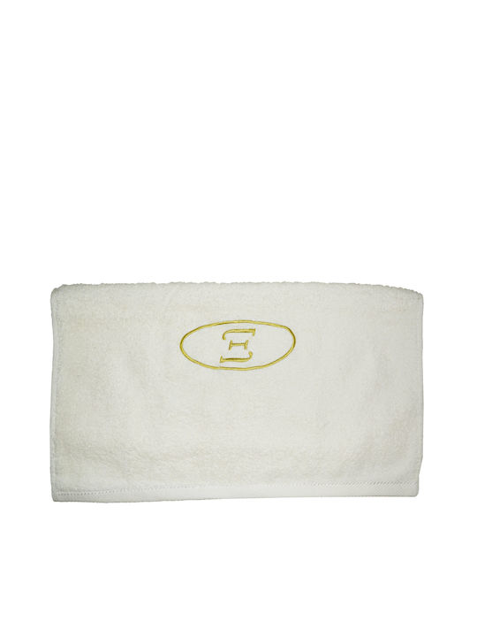 Viopros Pânză de față Monogramă Ξ 50x100cm. Ecru Greutate 480gr/m²
