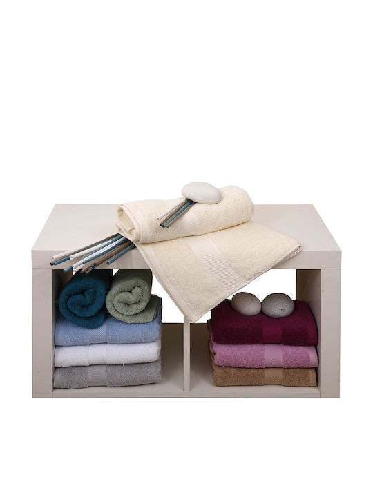 Viopros Facecloth Luxor 50x100cm Grey Weight 600gr/m²