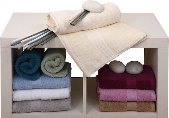 Viopros Facecloth Luxor 50x100cm Grey Weight 600gr/m²