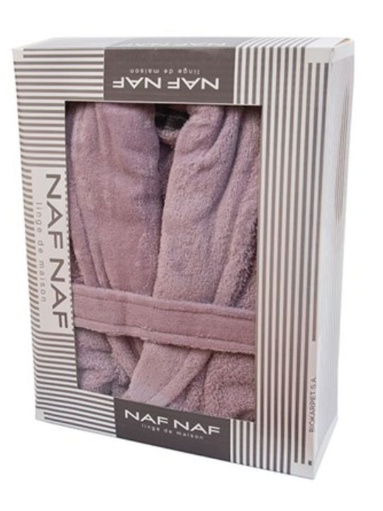 Naf Naf Casual Line Bademantel mit Kragen 450gr/m²