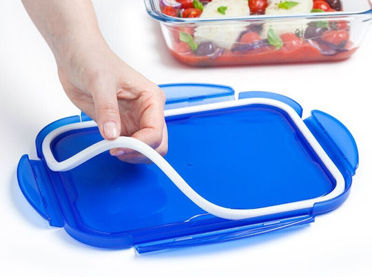 Pyrex Cook & Go Lunchbox Glas Blue Geeignet für die Mikrowelle 800ml 1Stück