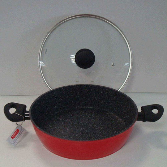 Cook-Shop Marblestone Flacher Topf aus Aluminium 30cm