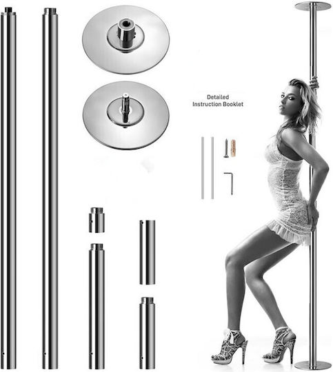 Mijo Bară Pole Dancing Extensibil 223-275cm Argintiu