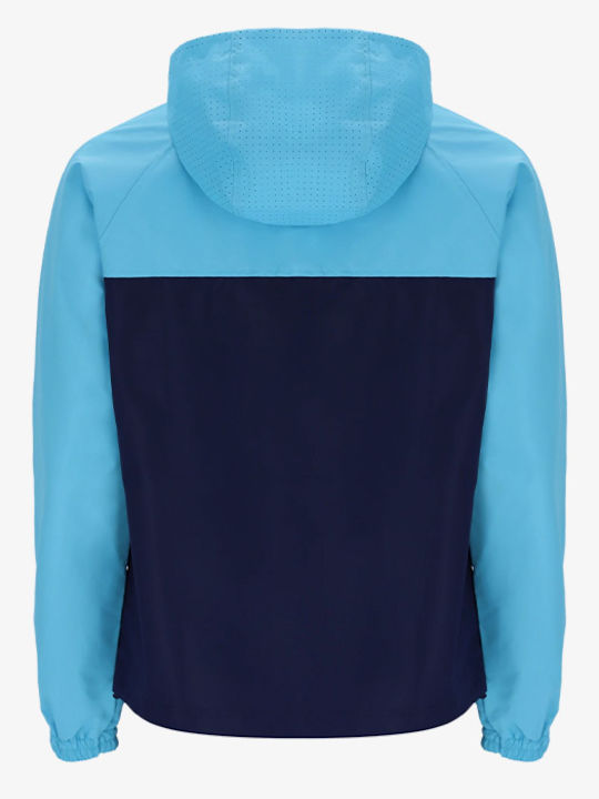 Jamie Winter Jacket Windproof Navy/aquarius
