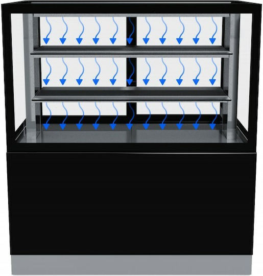 Bambas Frost Freezing Showcase Floor with Capacity 10x1/2 GN 108x70x120cm BFK 108i