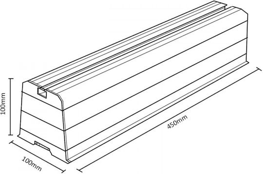 Floor Support Air Conditioner Brackets MC-863 2pcs