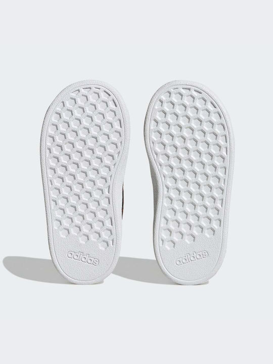 Adidas Παιδικά Sneakers Disney Grand Court Lifestyle με Σκρατς Λευκά