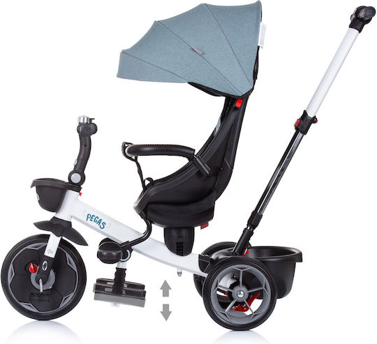 Chipolino Pegas Convertible Kids Tricycle with Parental Handle for 18 Months Blue