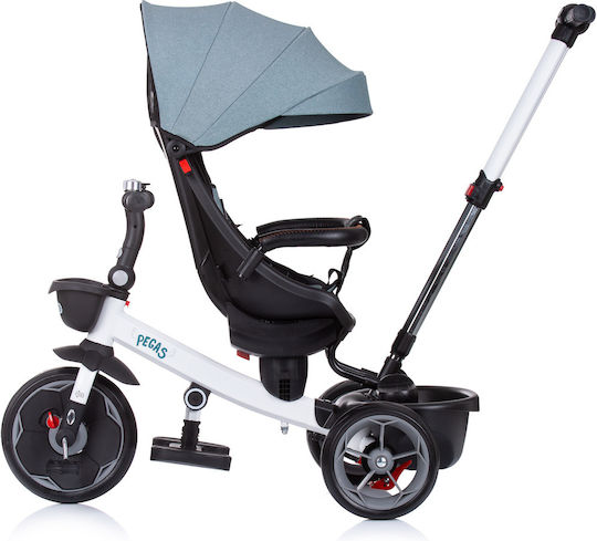 Chipolino Pegas Convertible Kids Tricycle with Parental Handle for 18 Months Blue