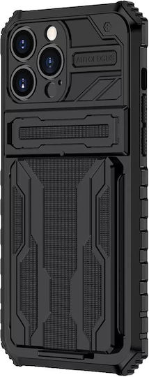Tel Protect Combo Umschlag Rückseite Kunststoff Schwarz (iPhone 13)