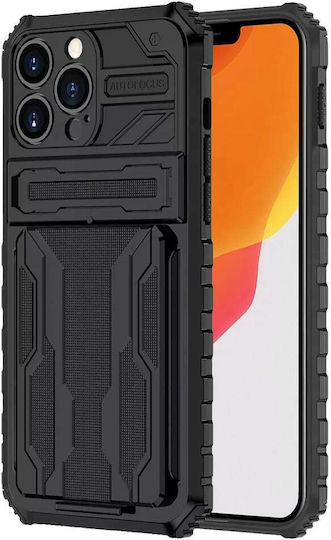 Tel Protect Combo Umschlag Rückseite Kunststoff Schwarz (iPhone 13)