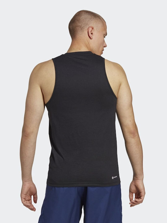 adidas Train Essentials Feelready Aeroready Μπλούζα Μαύρη