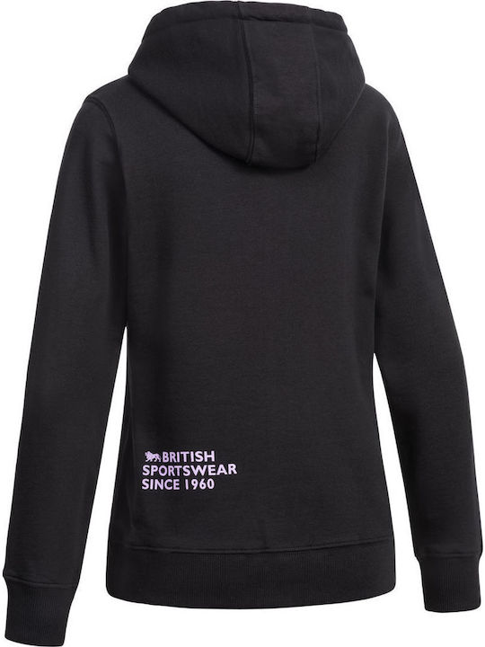 Golspie Women's Sweatshirt Jacket Hooded Black