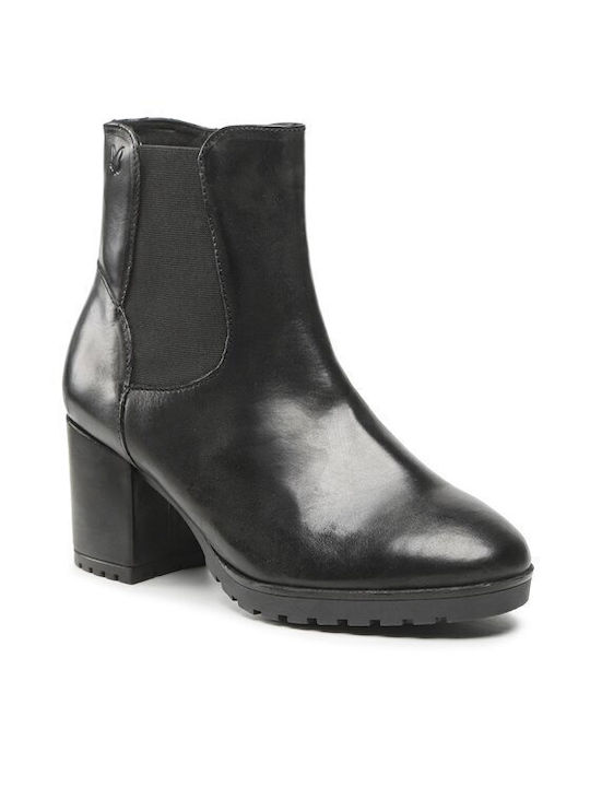 Caprice Damen Chelsea Stiefeletten Schwarz