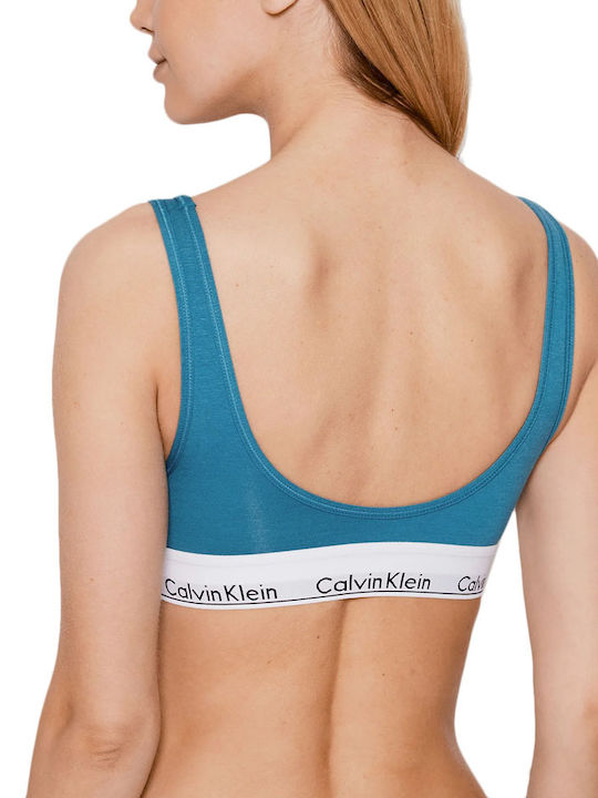 Calvin Klein Γυναικείο Μπουστάκι Petrol με Ελαφριά Ενίσχυση Calvin Klein Γυναικείο Μπουστάκι Petrol με Ελαφριά Ενίσχυση