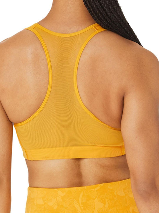 ASICS Jacquard Women's Sports Bra without Padding Yellow