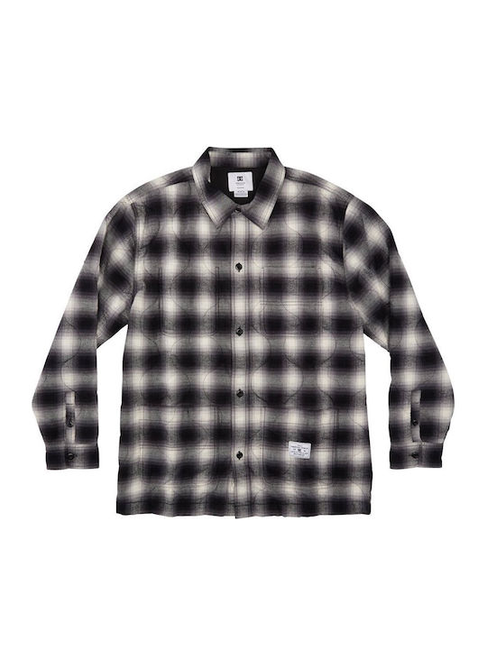 Mayhem Long-sleeved Shirt Checked Black