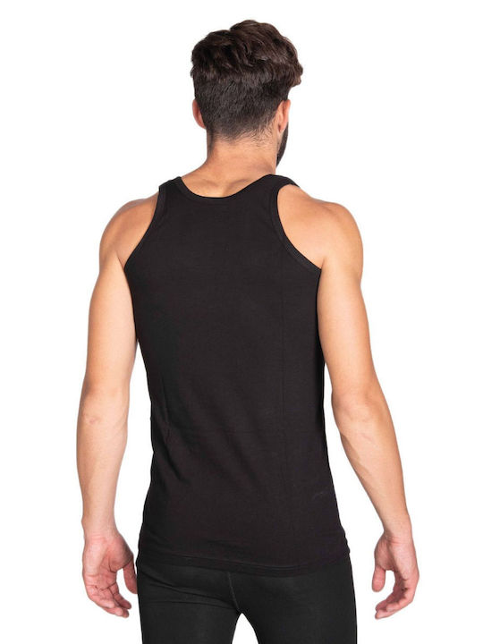 Jokers Men's Sleeveless Undershirt Black