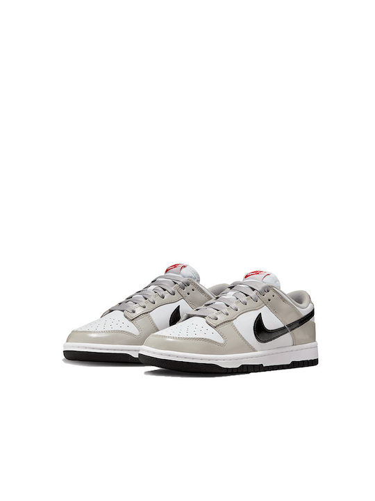 Nike Dunk Low Γυναικεία Sneakers Light Iron Ore / Black / White / University Red