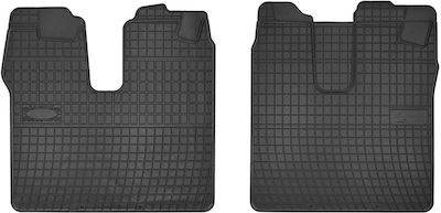 Frogum Front Mats 2pcs from Rubber for MAN TGL Black