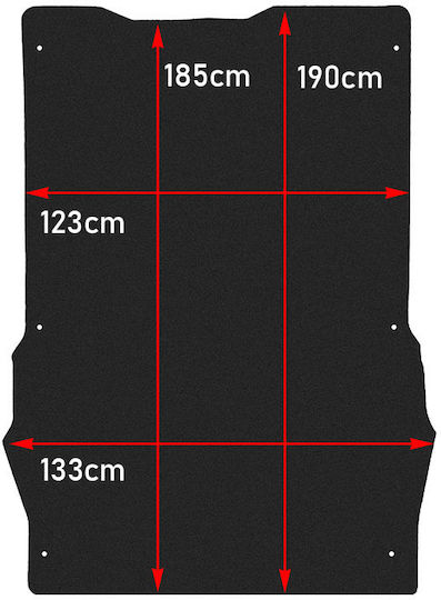 Rezaw Plast Bed Mat Tray Type for Citroen Berlingo Black