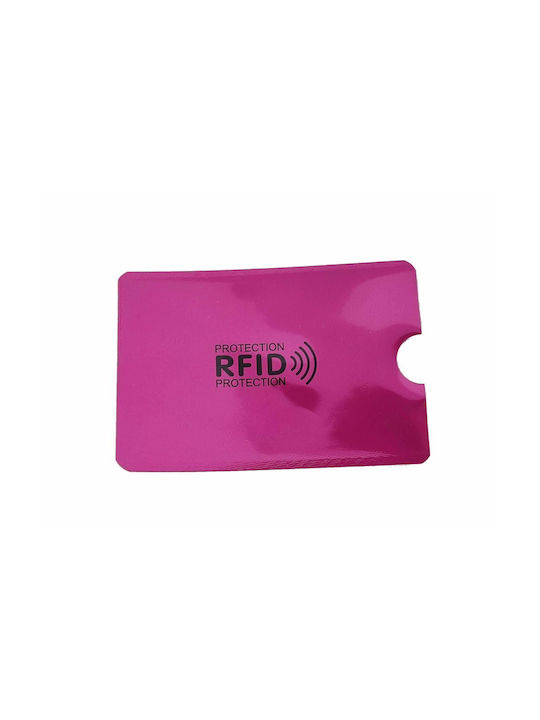 Anti-Scan Card protector - Θήκη Αλουμινίου RFID PInk