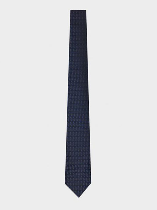 Hugo Boss Men's Tie Monochrome In Blue Colour