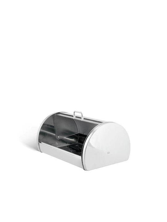 Edenberg Inox Bread Box with Lid Silver 37.5x28x18cm