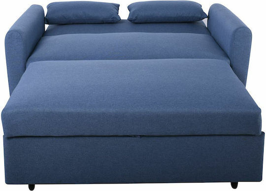 Motto Doppelsitzer Sofa Bett Blau 140x86x86cm E992,1