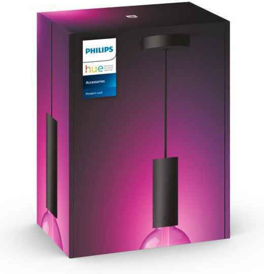 Philips Висящо Осветително Тяло Черен с Цокъл E27