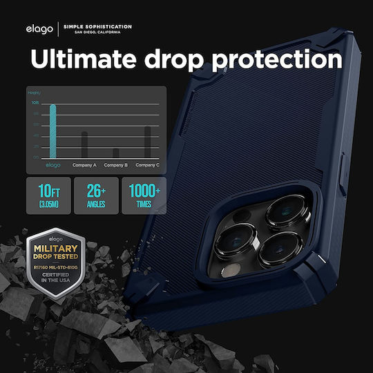 Elago Armor Back Cover Silicon Jean Indigo (iPhone 14 Pro)