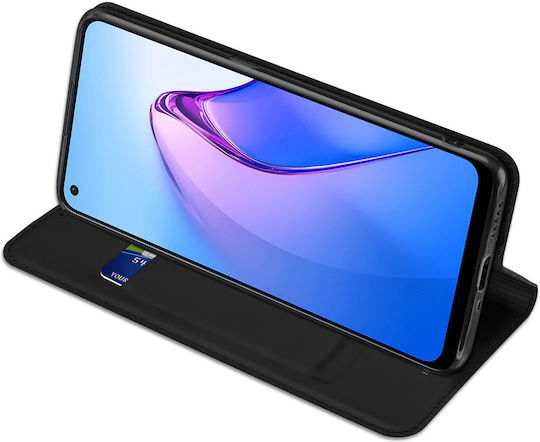 Dux Ducis Skin Pro Book Δερματίνης Μαύρο (Oppo Reno 8)