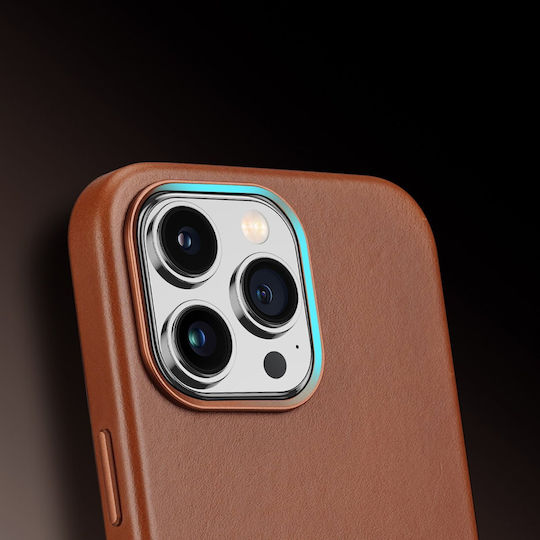 Dux Ducis Naples Back Cover Δερμάτινο Μαγνητικό Καφέ (iPhone 14 Pro Max)